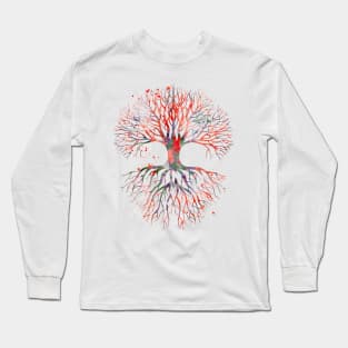 Tree of life watercolor painting 3 Long Sleeve T-Shirt